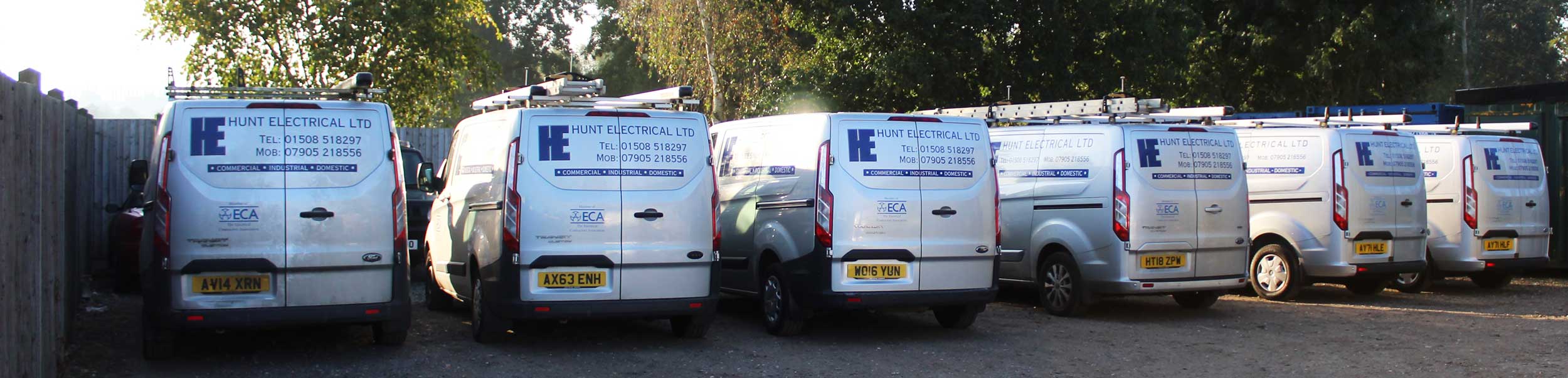 Hunt Electrical commercial industrial domestic electricians